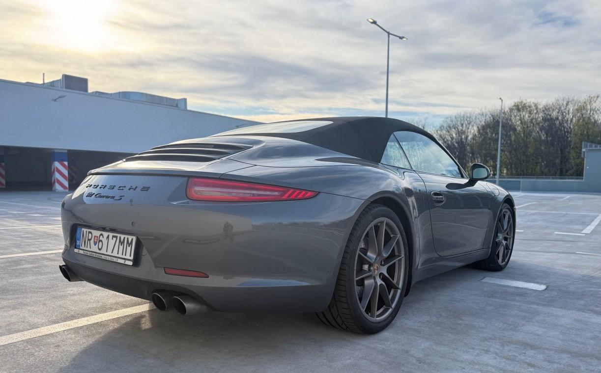 2012 Porsche 991 Carrera S, sivá kabriolet, 87 000 km