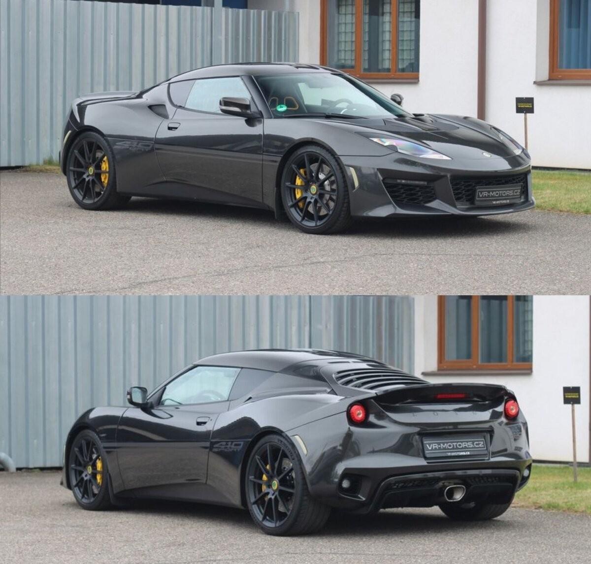 2017 Lotus Evora 410 Sport, čierna kupé, 83 000 km