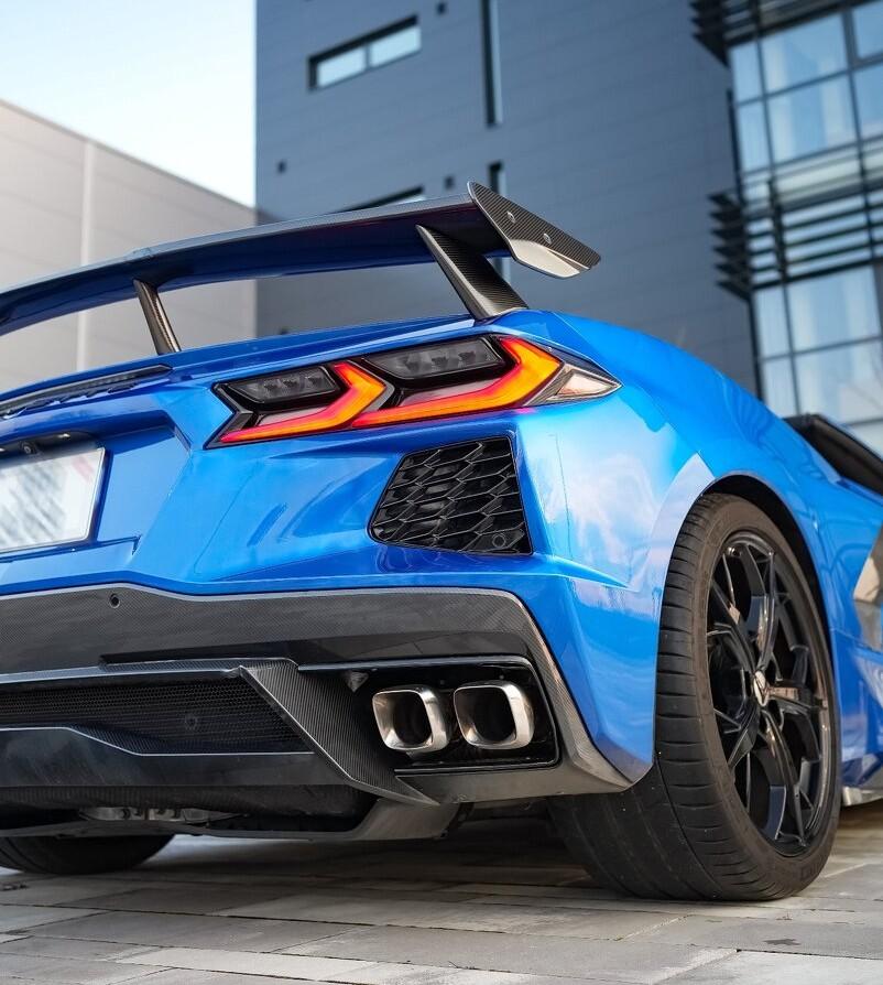 2020 Chevrolet Corvette, modrá kupé, 14 500 km